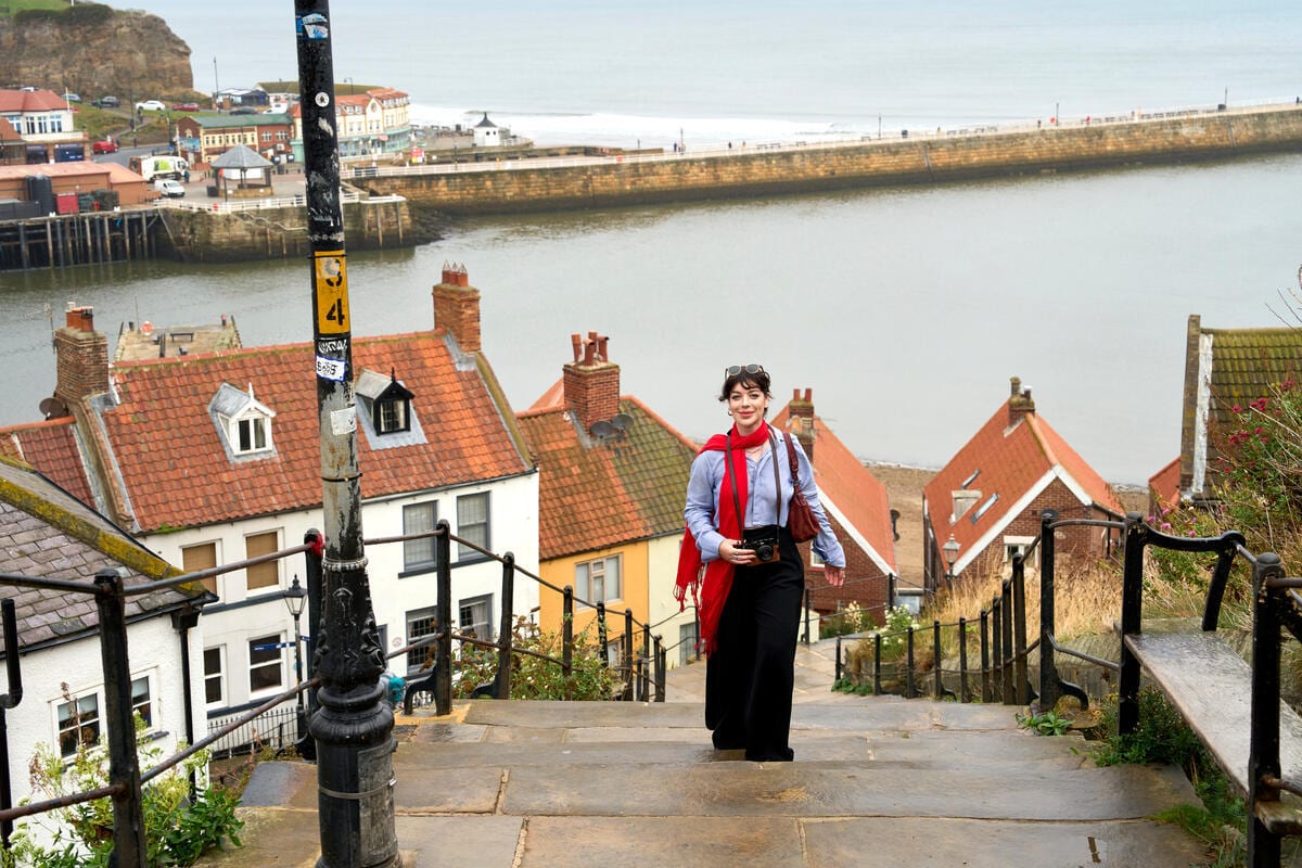 Whitby's famous 199 Steps