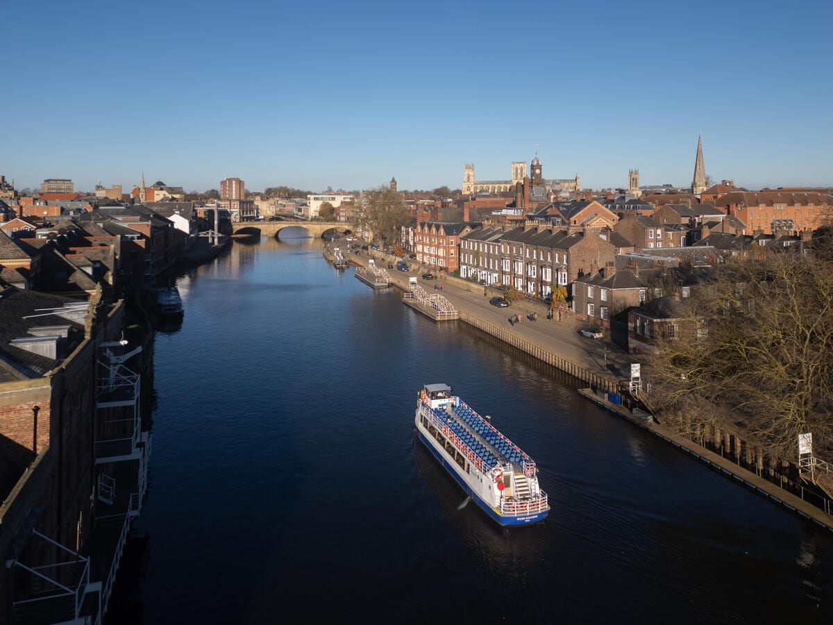 The River Ouse and the city skyline