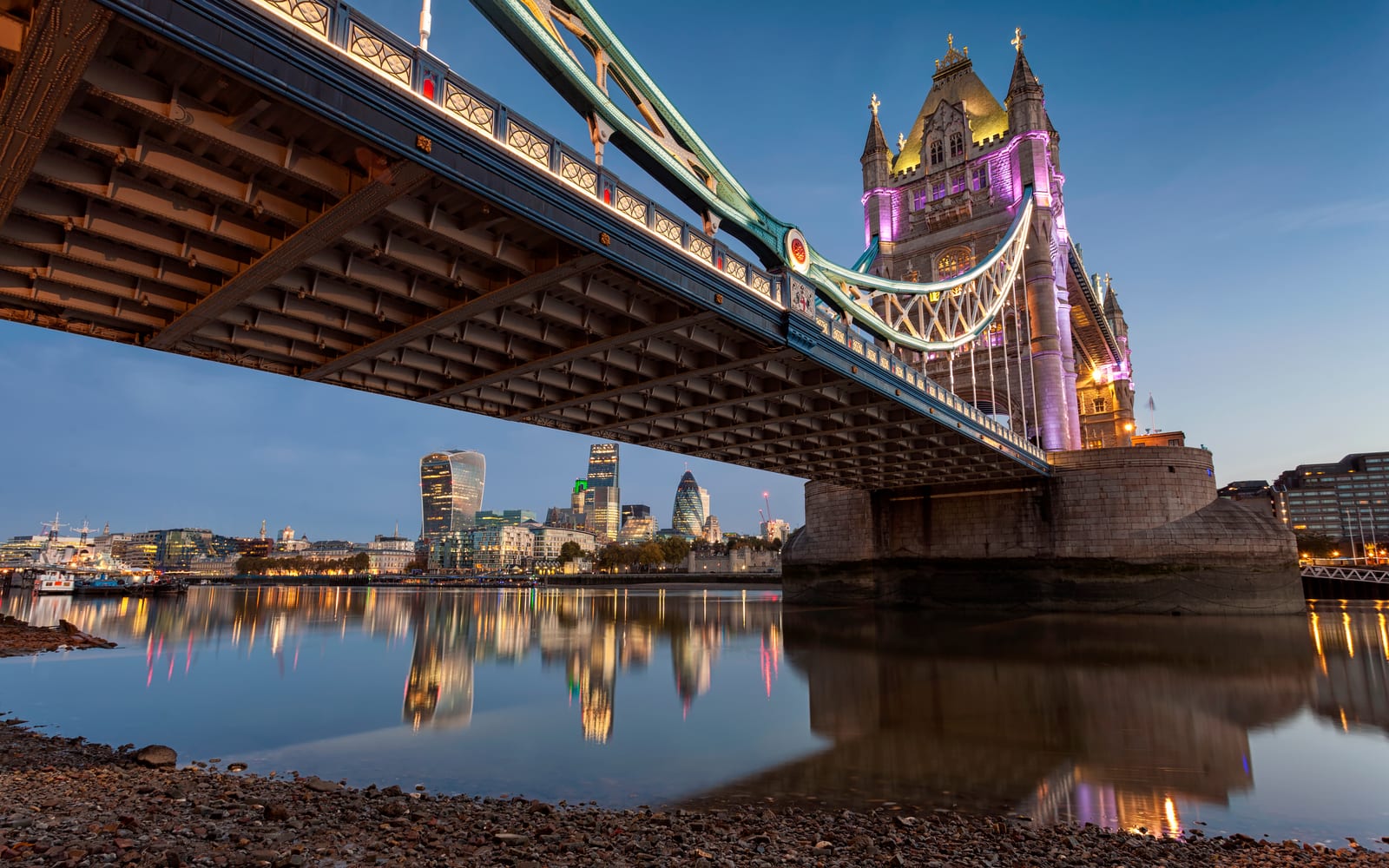 Tower Bridge after dark