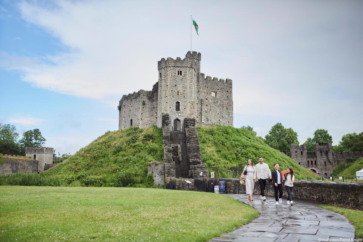 Cardiff Castle and its Norman keep